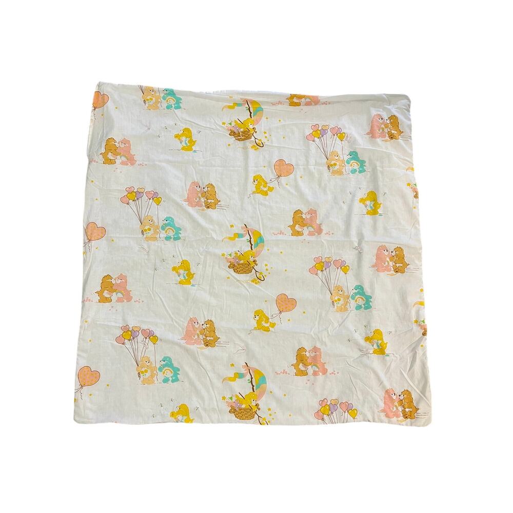 Vintage Care Bears Baby Blanket